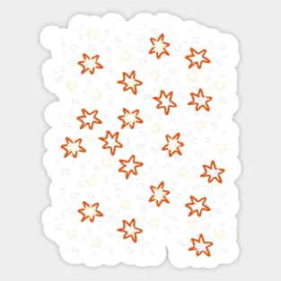 Fun Star Design Sticker